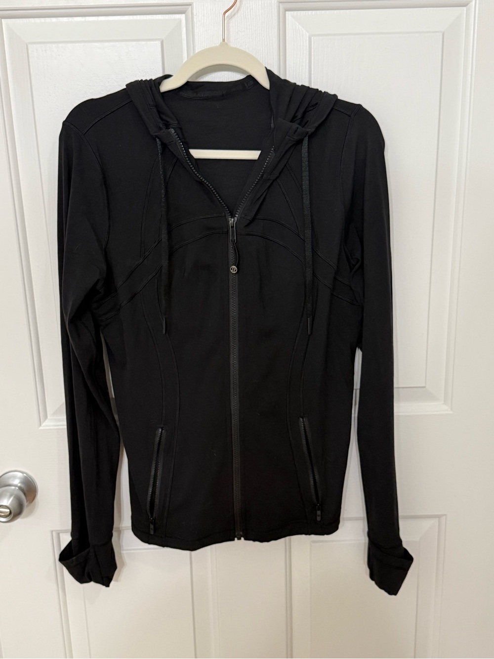 lululemon athletica Black Hooded Zip Jacket